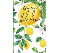 Fresh as a Lemon - A5 Colourful ruled lined mini notebook journal, soft cover paperback cover, notepad, memo, girls, students, traveller, school supplies, note taking and the office 196 pages
