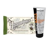 Fresh Balls and ASSWIPES - Toallitas limpiadoras con aloe y vitamina E. La toallita higiénica para todo el mundo, sin alcohol, parabenos y fragancia para pieles sensibles.