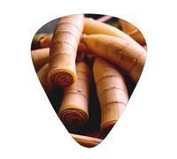 Fresh Bamboo Shoots - Púas de guitarra en tamaños finos, medianos y gruesos, juego de 12 piezas, adecuadas para guitarra eléctrica y varios instrumentos