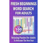 Fresh Beginnings Word Search: Relaxing Puzzles for Adults to Welcome the New Year