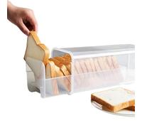 Fresh Bread Storage Container, Brread Storages Container | Brread Preservation B0x, Breads And Toast Storage Box, Clear Airtight Breads Box With Lid |with Inner Tray, Transparent Sandwich Bread Dispen