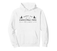 Fresh Cut Christmas Tree, Pine Retro Vintage Graphic Xmas Sudadera con Capucha