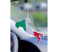 Fresh Duft 3 Pieza ambientador Souvenir Perfume para Coche en la Bandera Tricolor Italia Varios Olor