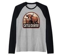 Fresh Farm Milk Dairy Cow Calf Animal Cattle Farmer Camiseta Manga Raglan
