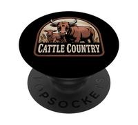 Fresh Farm Milk Dairy Cow Calf Animal Cattle Farmer PopSockets PopGrip Adhesivo