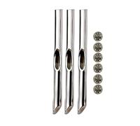 Fresh Flower Brooch Pin - 3 Pieces Stainless Steel Artistic Holder, Branch Flower Insert Brooch | For Family Friends Mother Day Party Home School Daily Holiday Birthday Blessing