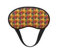 Fresh Fruits - Antifaz suave y lavable con estampado de piña, para dormir, viajes, hogar, hotel, avión, camping
