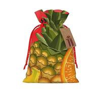Fresh Fruits - Bolsa de regalo de Navidad con cordón de piña, para cumpleaños, aniversarios, fiestas como embalaje de regalo