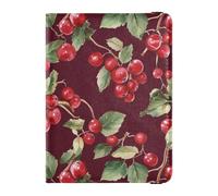 Fresh Fruits - Cartera para pasaporte y tarjeta de vacunación, organizador de documentos de viaje, protector para pasaporte, con ranura para tarjetas de vacunación para hombres y mujeres, impermeable