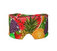 Fresh Fruits - Orejeras para dormir con estampado de piña, suaves, opacas, para adultos y niños, cómodas y cómodas para dormir