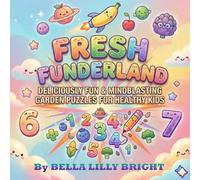 Fresh Funderland: Adventure Coloring Book - A Fruity Adventure of Fun!: Cute & Easy Fruits Number Coloring Pages for Kids Ages 3-8 | Bold, Simple ... with Banana, Mango & More | Free time fun