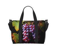 Fresh Grapes - Bolso bandolera de mano para mujer, bolso de mano casual con cremallera, adecuado para el trabajo, viajes, fitness, viajes