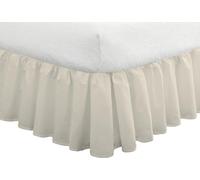 Fresh Ideas Faldón de Cama con Volantes, clásico de 35.56 cm de Longitud caída, Estilo Junto, King, Marfil