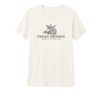 Fresh Member of The Slightly Bitter Club Funny Lemon Quote Camiseta Premium