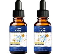 Fresh Mint Botanical Mouth Drops 50 ml, concentrado de enjuague bucal líquido vegetal para un aliento limpio y refrescante, fórmula vegetal con ligera sensación de enfriamiento (2 unidades)