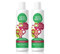 Fresh Monster Champú para niños 2 en 1 hipoalergénico sin toxinas y gel de baño Sandía 2 Conde, 8,5 oz