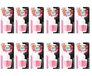 Fresh&More - 12 frascos de recambio para ambientador eléctrico (19 ml), diseño de flores de frambuesa y dulces