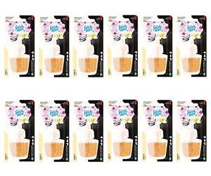 Fresh&More - 12 recambios para ambientador eléctrico de vainilla y orquídea de 19 ml