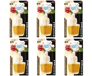 Fresh&More - 6 botellas de coco, mandelé y cereza, para ambientador eléctrico de 19 ml