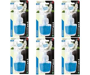 Fresh&More - 6 botellas de repuesto para ambientador eléctrico de lino y lila, 19 ml