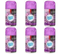 6x fresh & more Ambientador Recargable Lavanda Adecuado Para 250ml