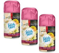 Fresh & More Recambio de ambientador (3 unidades) 250 ml, melón dulce