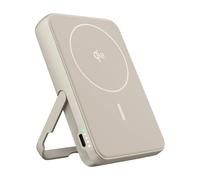 Fresh 'n Rebel Batería Externa Magnética Portátil 10000mAh - Compatible MagSafe - Qi2-15W Carga Rápida Inalámbrica - Power Bank iPhone 17/16/15/14/13/12 y Android Qi - Ultradelgada (Silky Sand)