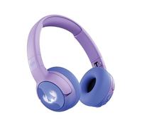 Fresh 'n Rebel Code Junior, Auriculares Bluetooth Inalámbricos para Niños, Sonido Seguro (<85dB), Incluye Cable de Audio y Pegatina, Buddy Beats, Efectos de LED. 48h de reproducción (Groovy Galaxy)