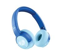 Fresh 'n Rebel Code Junior, Auriculares Bluetooth Inalámbricos para Niños, Sonido Seguro (<85dB), Incluye Cable de Audio y Pegatina, Buddy Beats, Efectos de LED. 48h de reproducción (Wavy Water)