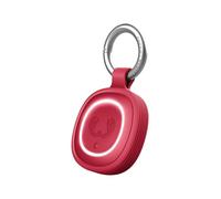 Fresh 'n Rebel Smart Finder 2 - Compatible con Apple Find My (iOS) y Android Find Hub, Smart Tag, Localizador, Buscador de Llaves, Sonido & LED, Impermeable, Batería Reemplazable (Berry Red)