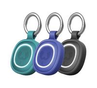 Fresh 'n Rebel Smart Finder 2 - Compatible con Apple Find My (iOS) y Android Find Hub, Smart Tag, Localizador, Buscador de Llaves, Sonido & LED, Impermeable, Batería Reemplazable (RT/TB/SG)