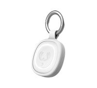 Fresh 'n Rebel Smart Finder 2 - Compatible con Apple Find My (iOS) y Android Find Hub, Smart Tag, Localizador, Buscador de Llaves, Sonido & LED, Impermeable, Batería Reemplazable (Ice Grey)