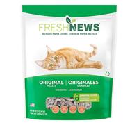 Fresh News Papel Reciclado, Arena Original para Gatos, 12 Libras