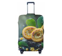 Fresh Passion Fruit Still Life Fundas de equipaje de viaje - Fundas protectoras elásticas para maletas de 18 a 32 pulgadas, Negro -, G