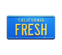 Fresh Prince of Bel Air | Fresh | Metal Stamped License Plate