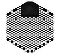 Fresh Products Wave 3D, prácticamente elimina las salpicaduras de orina, uso en 30 días, fácil instalación, bacterias beneficiosas, fragancia consistente, costa de medianoche, negro, fabricado en