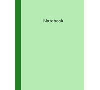 Fresh Start: Minimal Light Green Composition Notebook for Everyday Creativity: Unlined Notebook with Margins - 120 Pages of Clean White Space for Writing, Doodling & Study Notes