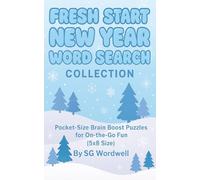 Fresh Start New Year Word Search Collection: Pocket-Size Brain Boost Puzzles for On-the-Go Fun (5x8 Size)