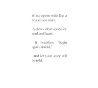 Fresh Start White Journal: New Beginnings & Simple Living: White Clarity: Minimalist Space for Peace & Purpose, Gentle Reflections & Gratitude, Personal, Chakra Colors, Self Help, Manifestation