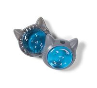 Fresh Step Caja de arena para gatos, cápsula de gel desodorizante, tecnología de gel inteligente para control de olores de 30 días, desodorante adhesivo con aroma fresco, 1 dispositivo más 2 recambios