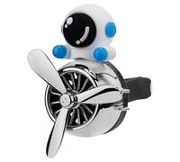 Freshener de aire para coche, larga fragancia, 2,36 x 2,36 pulgadas, clip difusor, diseño de astronauta, rotating Propeller Aromatherapy for Road Trips and Daily Commutes
