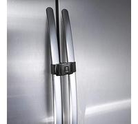 Fresheracc Pestillo de bloqueo para armario de refrigerador, congelador, refrigerador, (2 paquetes) ajustable para niños pequeños, niños pequeños, necesidades especiales, sin taladro, sin tornillos,