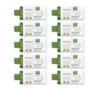 Freshliance Registrador de datos de temperatura USB con 30000 lecturas, Registrador de temperatura desechable con informes PDF CSV, Cubierta de alta precisión 120 días 10 paquete, Fresh Tag 1