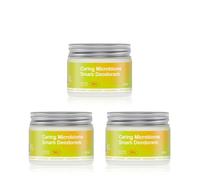 Freshly Cosmetics Caring Microbiome Pack 3 - Desodorante natural sin aluminio ni alcohol, 40 ml
