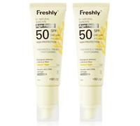 Freshly Cosmetics D+ Natural Suncare Age-Repair SPF50 2x50 ml