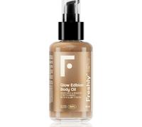 Freshly Cosmetics Aceite corporal iluminador natural con destellos dorados 100 ml