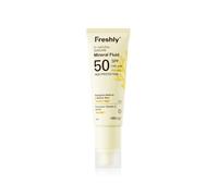 Freshly | Fotoprotector Facial Natural SPF 50+ | Crema Solar Facial Mineral | 50 ml | con Filtros Minerales y Activos Antioxidantes