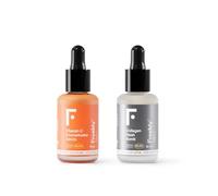 Freshly - Pack Colágeno y Vitamina C - Dúo Perfecto para Rutina Facial Esencial para una Piel Luminosa, Rellena y Redensificada - Apto para pieles sensibles y durante el embarazo - 30ml cada uno