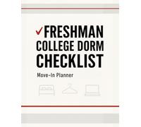 Freshman College Dorm Checklist: Plan It. Pack It. Own Freshman Year-Your Worry-Free Dorm Planner | College Dorm Essentials for Girls and Boys
