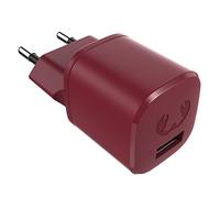 Fresh'n Rebel - Mini Cargador USB-A de 12 W - Rojo